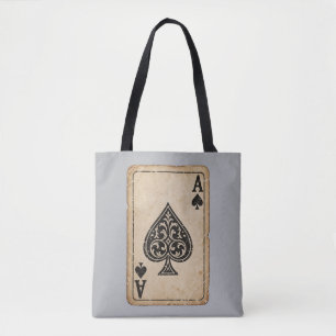 Vintage-Ass-Ass-of-Spades-Spielkarten-Tasche