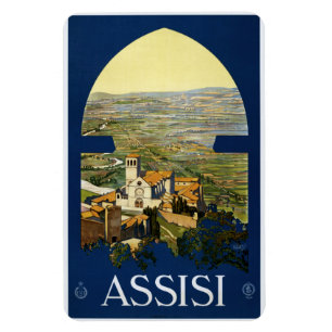 Vintage-Assisi-Italien-Magnet Magnet