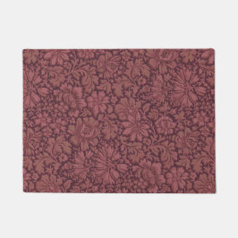 Vintage Ästhetik überall in Blumendruck Fußmatte