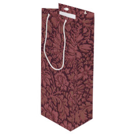 Vintage Ästhetik überall in Blumendruck Geschenktüte Für Weinflaschen