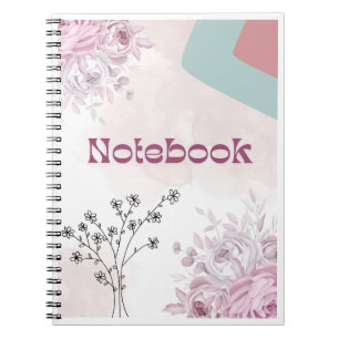 Vintage ästhetische Uni Ruled Lined Notebook Notizblock