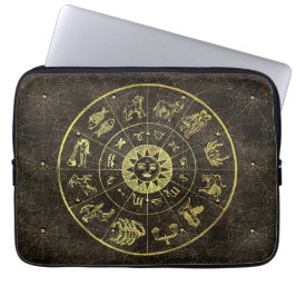 Vintage Astrologie Zodiac und Cobweb Magical Laptopschutzhülle