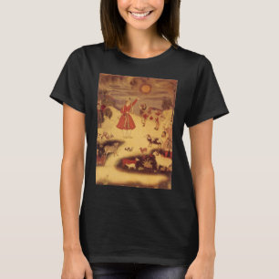 Vintage-Astronomie, antike asiatische Himmelskunst T-Shirt