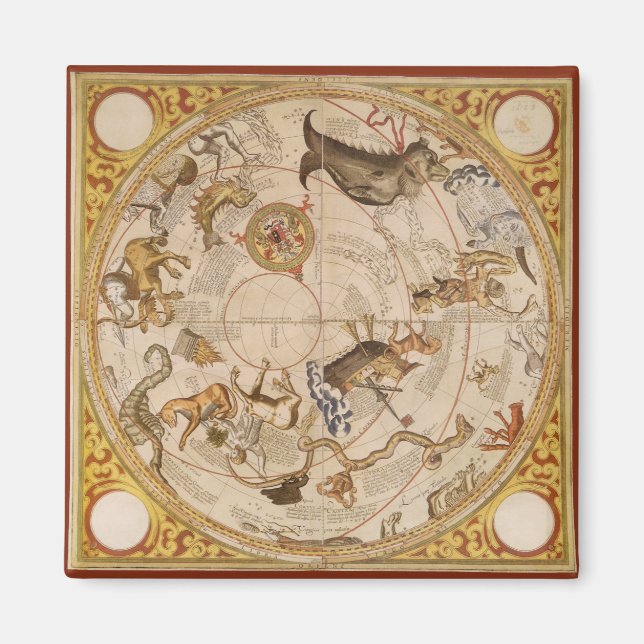 Vintage Astronomie, Himmelfahrt Magnet (Vorne)