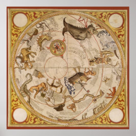 Vintage Astronomie, Himmelfahrt Poster