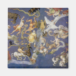 Vintage-Astronomie-Himmelsgestirn-Fresko Magnet