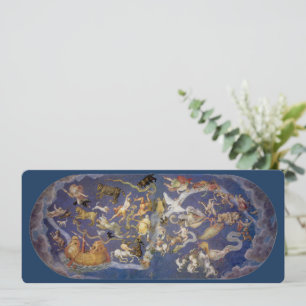 Vintage Astronomie Himmelskonstellationen Fresco