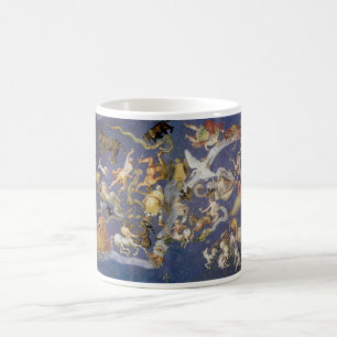 Vintage Astronomie Himmelskonstellationen Fresco Kaffeetasse
