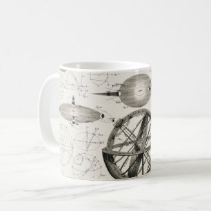 Vintage Astronomie Kaffeetasse