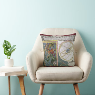 Vintage Astronomie, Kometenweg von Matthaeus Seutt Kissen