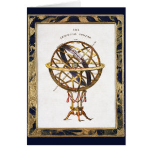 Vintage Astronomie, künstliche oder künstlerische