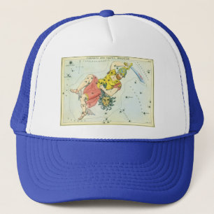 Vintage Astronomie, Perseus und Medusa in Caput Truckerkappe