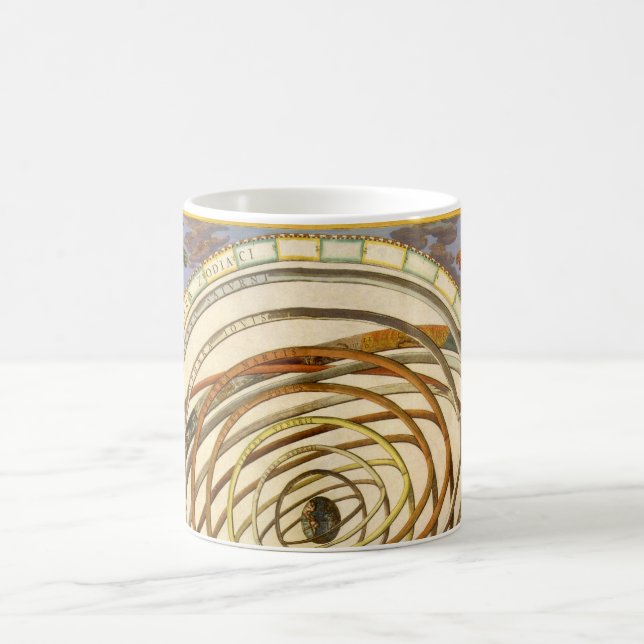 Vintage Astronomie Planeten, Andreas Cellarius Tasse (Mittel)