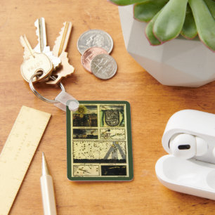 Vintage Astronomie, Stella Magorum, Celestial Star Schlüsselanhänger