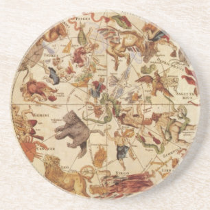 Vintage Astronomie Sternbilder, Frederik de Wit Getränkeuntersetzer