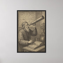 Vintage Astronomin Gravur