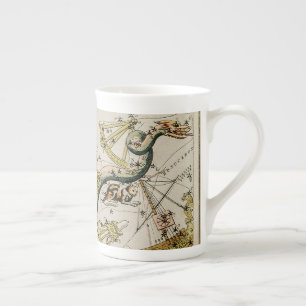 Vintage Astronomische Karte Prozellantasse