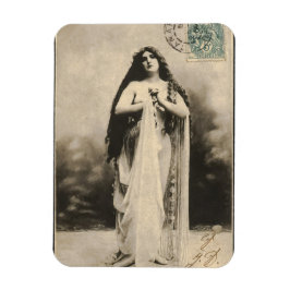 Vintage ätherische Goddess Postcard Magnet