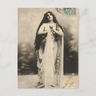 Vintage ätherische Goddess Postcard Postkarte