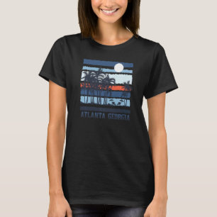 Vintage Atlanta Georgia Sommer Reise 80er Strand S T-Shirt