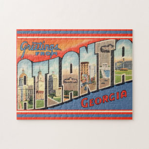Vintage Atlanta Greetings Puzzle