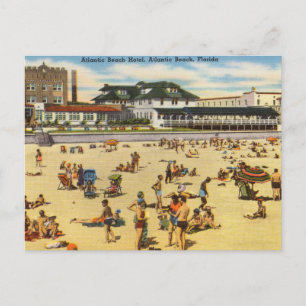 Vintage, Atlantic Beach Hotel, Florida Postkarte