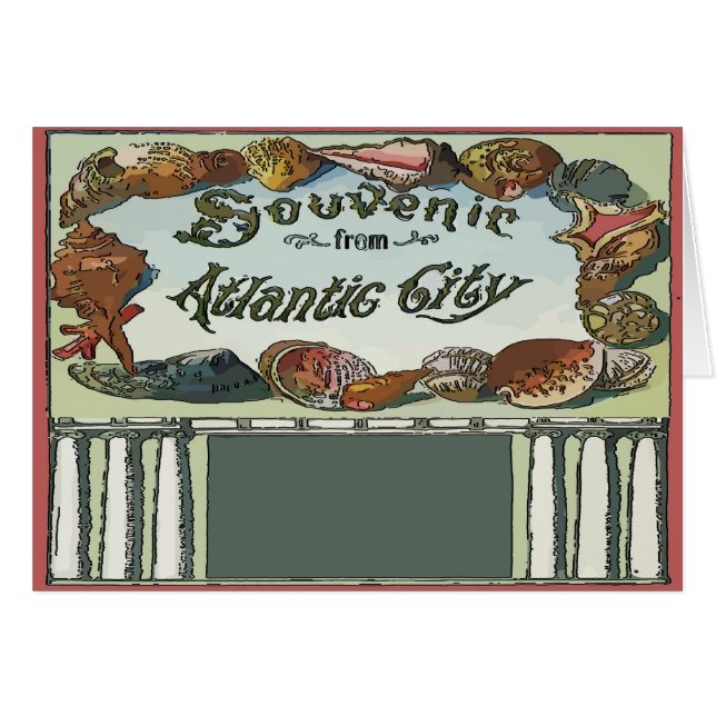 Vintage Atlantikstadt (Vorderseite (Horizontal))