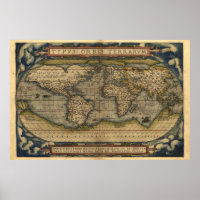Vintage Atlas-Karte drucken