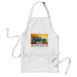Vintage Auburn Motors Sunburst-Werbung Schürze