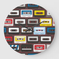 Vintage Audiokassetten, nahtloser Hintergrund.