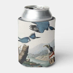 Vintage Audubon Gürtel-Eisvogel-Vogelkunst Dosenkühler