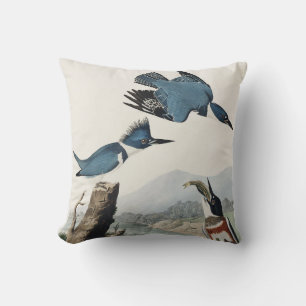 Vintage-Audubon-Gürtel-Kis पक्षी-Kunst Kissen