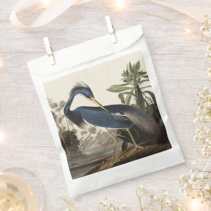 Vintage Audubon-Louisiana-Reiher-Vogelkunst Geschenktütchen