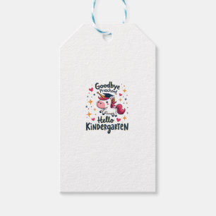 Vintage Auf Wiedersehen Vorschule Hallo Kindergart Geschenkanhänger
