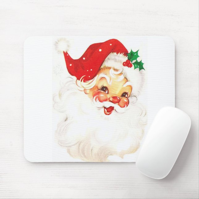 Vintage Aufführung des Weihnachtsmanns Mousepad (Mit Mouse)