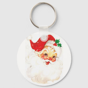 Vintage Aufführung des Weihnachtsmanns Schlüsselanhänger