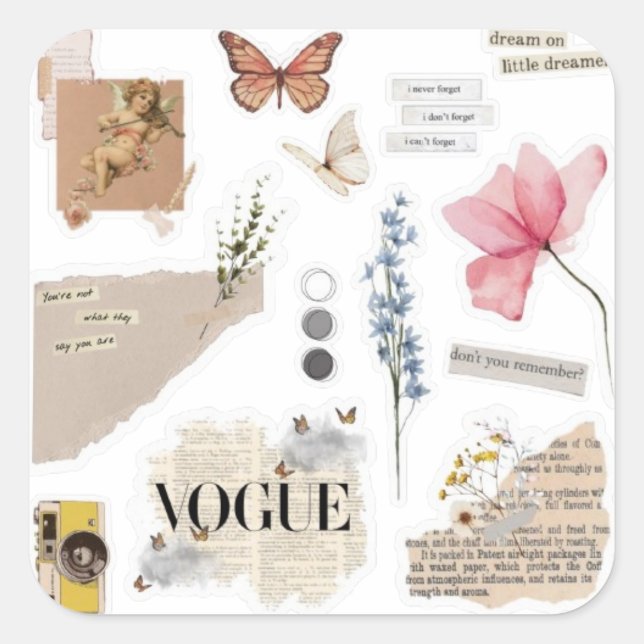 Vintage Aufkleber (Vorderseite)