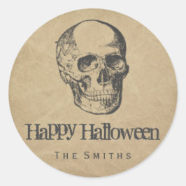 Vintage Aufkleber der Haut