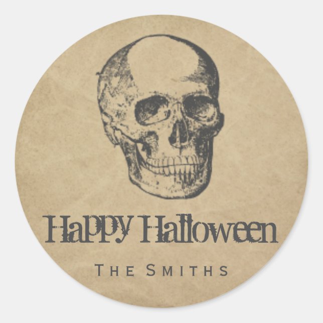 Vintage Aufkleber der Haut (Vorderseite)