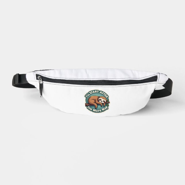 Vintage-Aufschieberitis-Faultier Lustiges Student- Bauchtasche (Vorderseite)