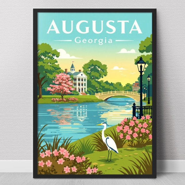Vintage Augusta Georgia Poster (Von Creator hochgeladen)