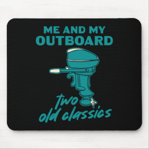 Vintage Außenbordmotoren - Klettergelände Mousepad
