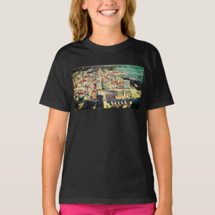 Vintage Aussicht auf die Stadt Miami, Florida MIA T-Shirt