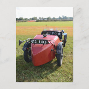 Vintage Austin 7 Sportscar Postkarte