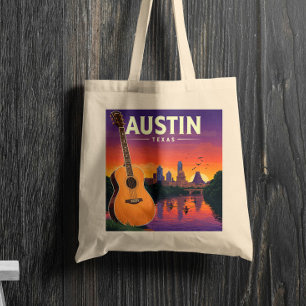 Vintage Austin Texas Tragetasche