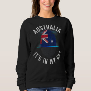 Vintage australische Flagge in meinem DNA Australi Sweatshirt