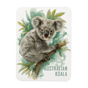 Vintage australische Koala Travel Magnet