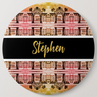 Vintage Austria Vienna Belvedere castle gate Button