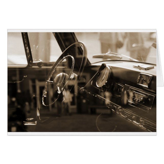 Vintage Auto (Vorderseite (Horizontal))