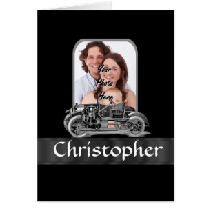 Vintage Auto auf schwarz